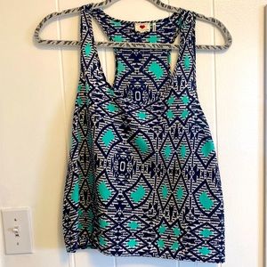 Boutique blouse style tank